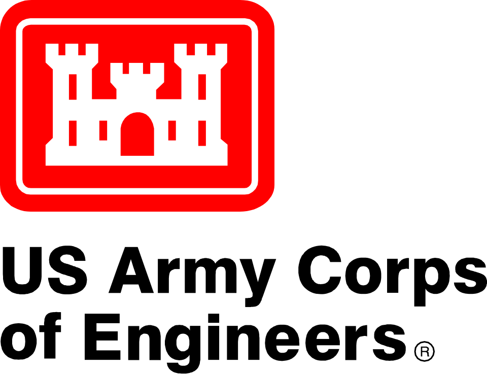 U.S. Army Corps of Engineers color logo for Hudson Integrated Coastal Engineering Research Facility HICERF